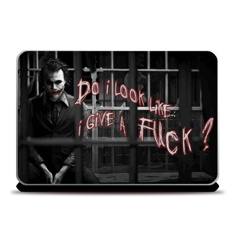 Laptop Skins, Joker doesnt give a FUCK. Laptop Skins