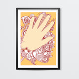 Henna Hands Wall Art | Liu