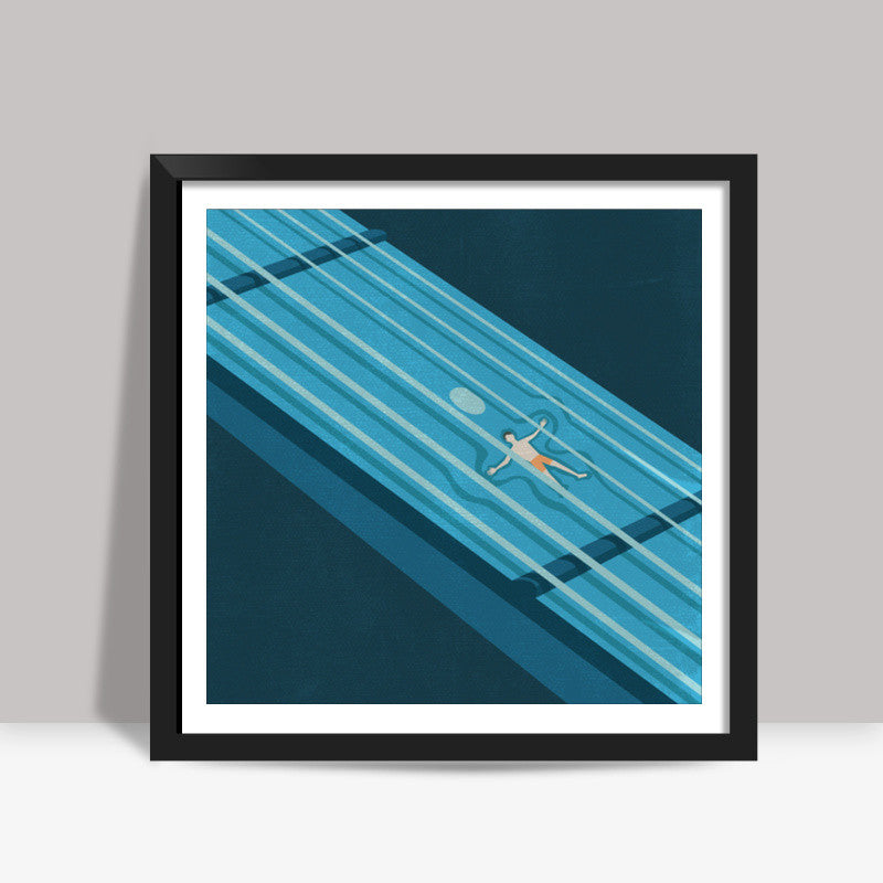 Dive in Music Square Art Prints