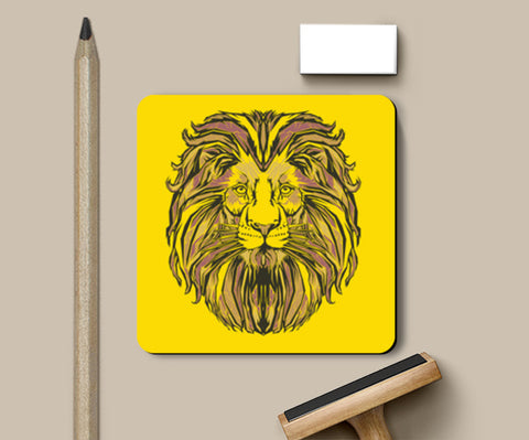 Lion Pop Art  Coasters