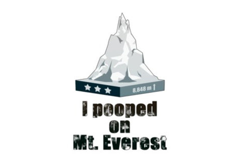 Wall Art, I pooped on Mount Everest Wall Art