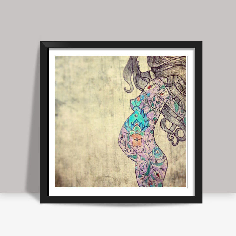 Made with love Square Art Prints