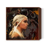Khaleesi - Game Of Thrones Square Art Prints