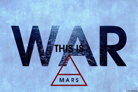 Wall Art, 30 Second To Mars | War, - PosterGully