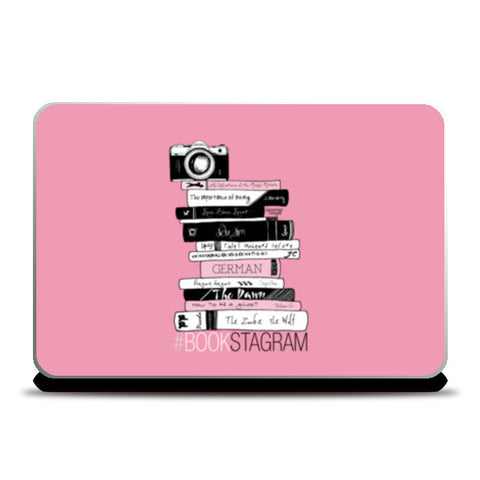 Bookstagram (Baby Pink) Laptop Skins
