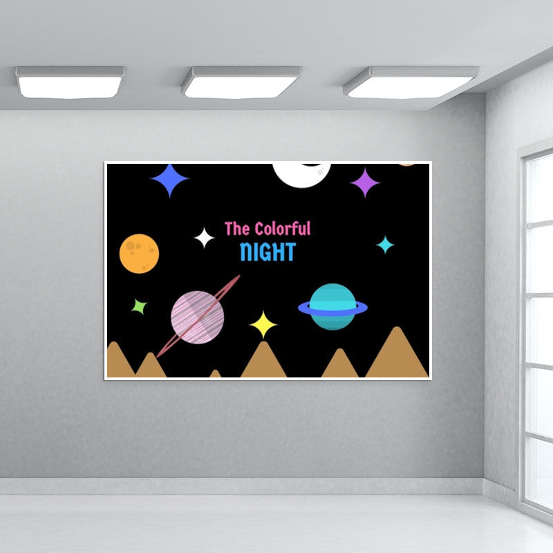 THE COLORFUL NIGHT Wall Art