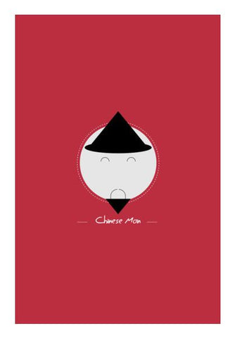 PosterGully Specials, Chinese man Wall Art