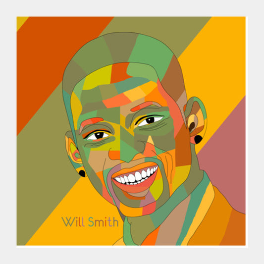 Will Smith Square Art Prints PosterGully Specials