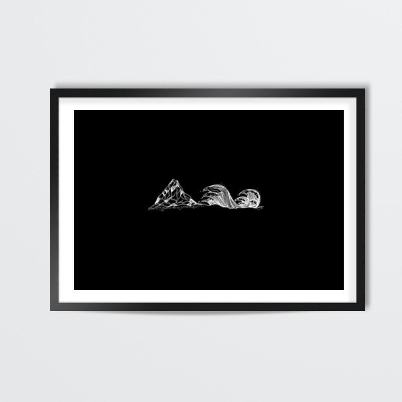 Ice-waves Wall Art