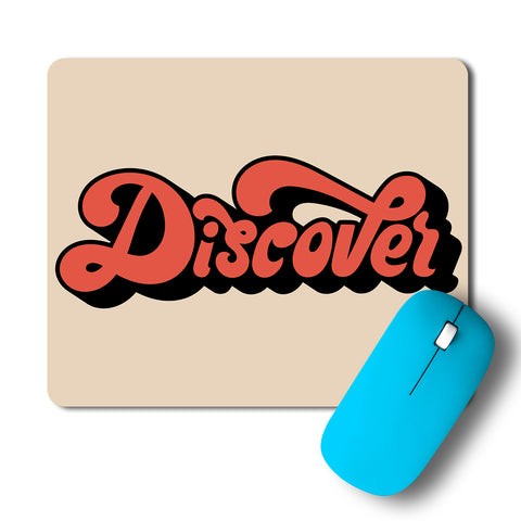 Discover Minimal Typography Artwork Mousepad