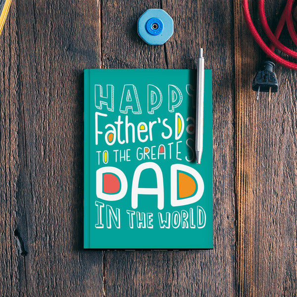 Happy Fathers Day Word Art | #Fathers Day Special Notebook