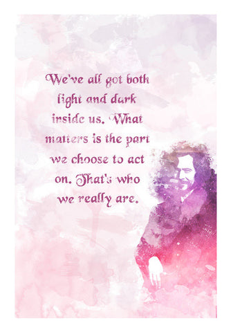 Harry Potter-Sirius Black quote potrait Wall Art