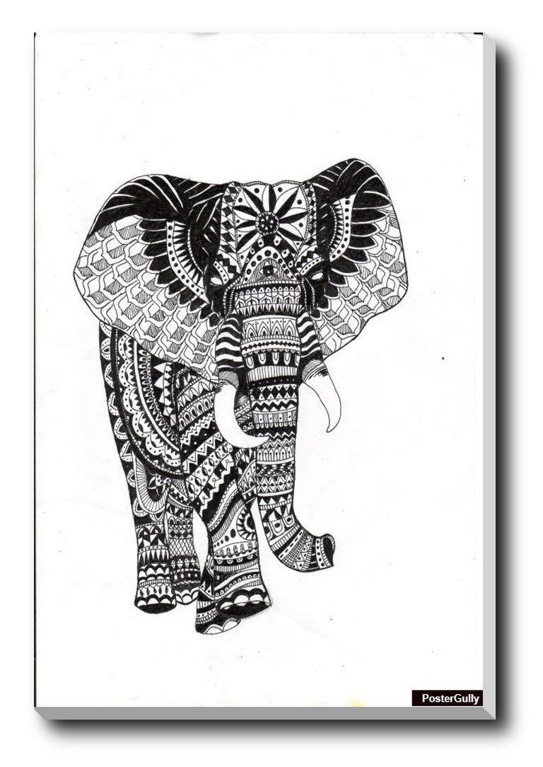 Brand New Designs, Doodles Elephant Artwork
