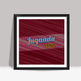 Jugaadu Bandi (Texture Back) Square Art Prints