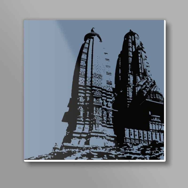 Khajuraho Temple Square Art Prints Buy HighQuality Posters and Framed