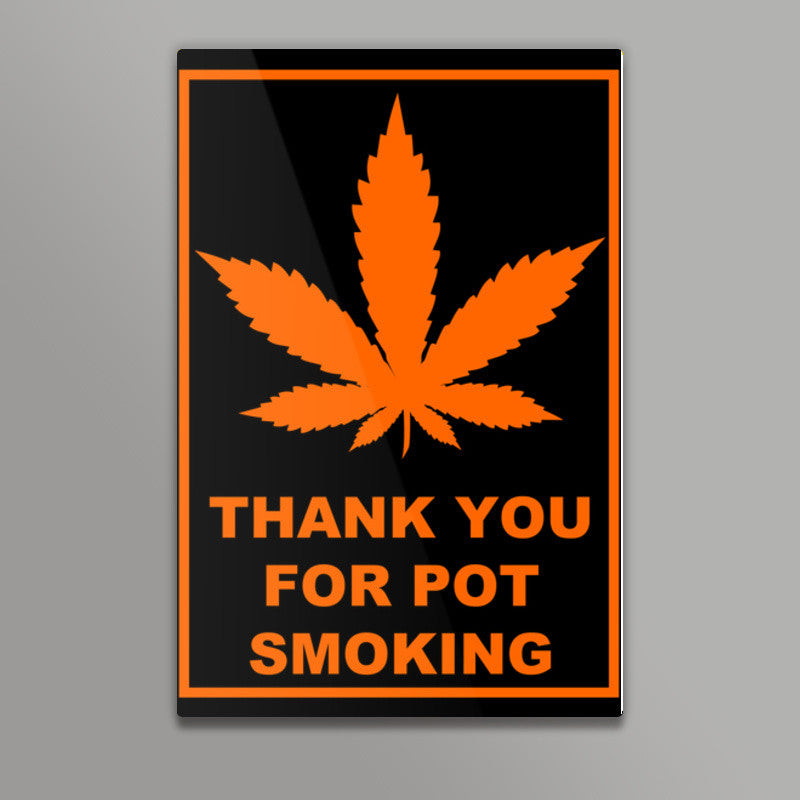 Pot Smoking Wall Art
