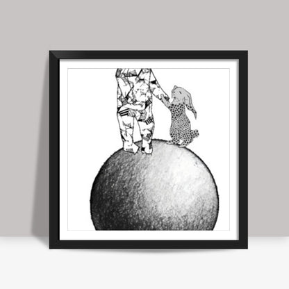 The Moon Rescue Square Art | Lotta Farber