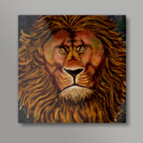 Wild Lion Square Art Prints
