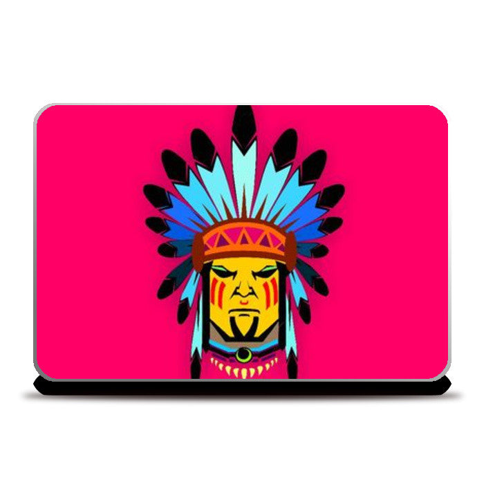 Laptop Skins, Tribal man Laptop Skin
