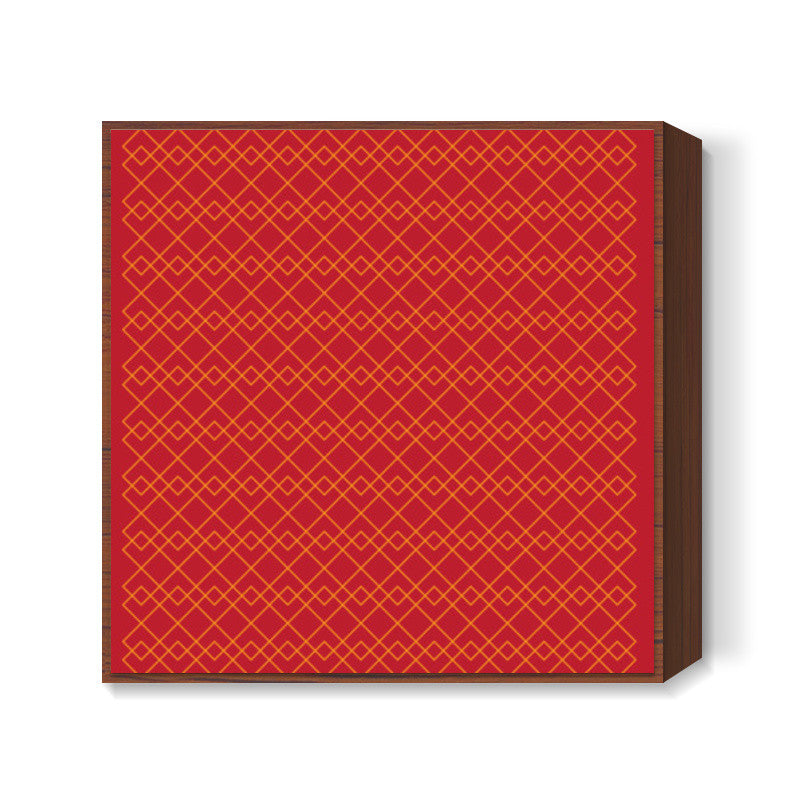 Woven Pattern 2.0 Square Art Prints