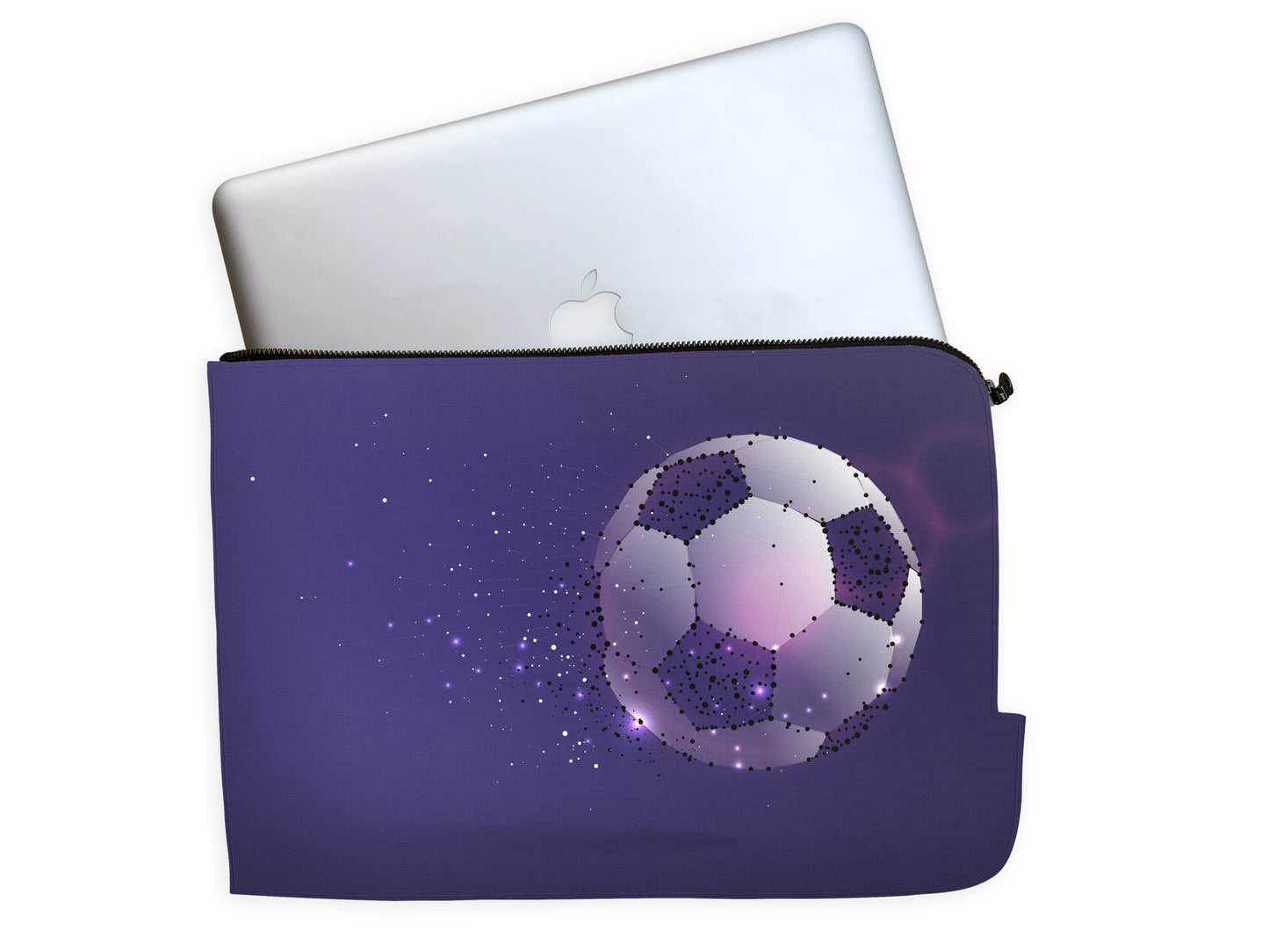 Football Artwork With Shining Lights Laptop Sleeves | #Footballfan