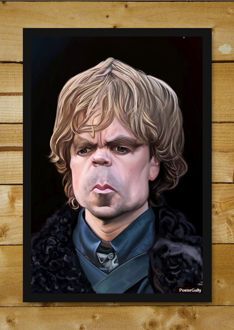 Wall Art, Tyrion Lannister Caricature Artwork