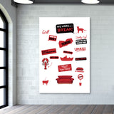 Friends Best Quotes Wall Art