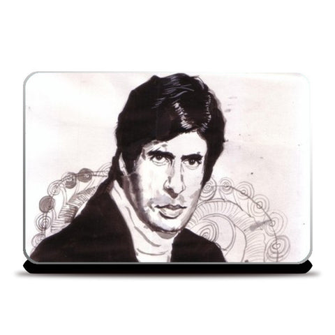 Amitabh Bachchan played the angry young man on screen quite well Laptop Skins