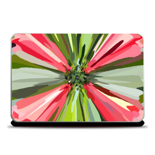Laptop Skins, Abstract colorful Floral Rays Laptop Skin l Artist: Seema Hooda, - PosterGully