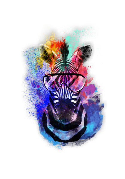 zebra art Wall Art
