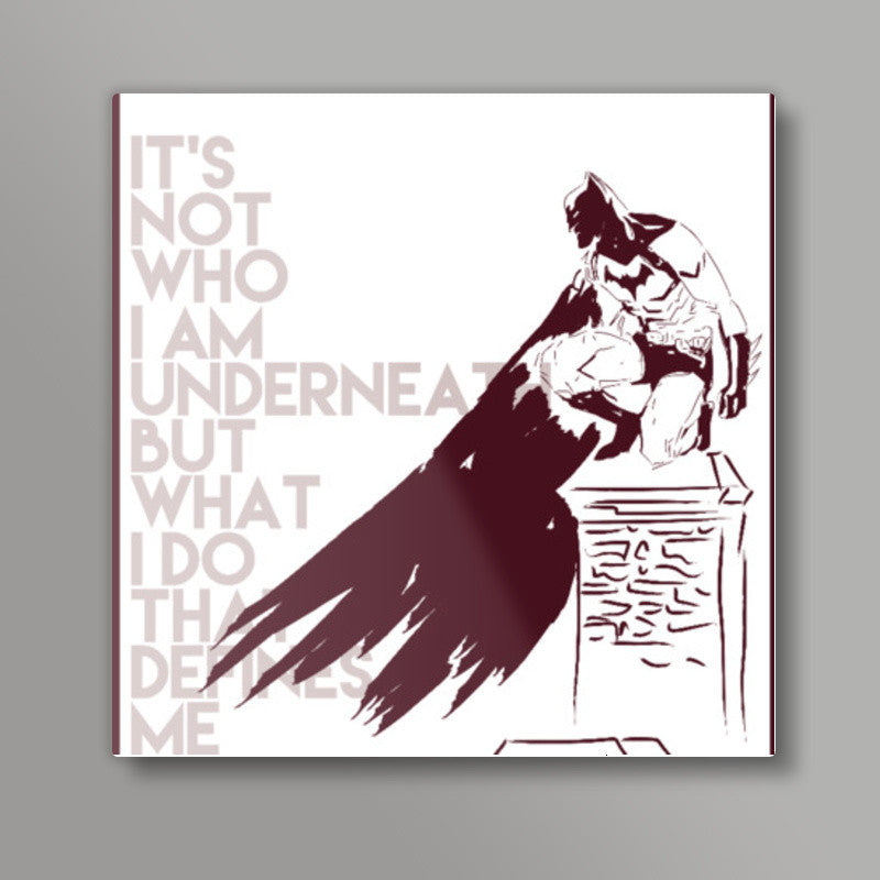 Batman Sketch Square Art Prints