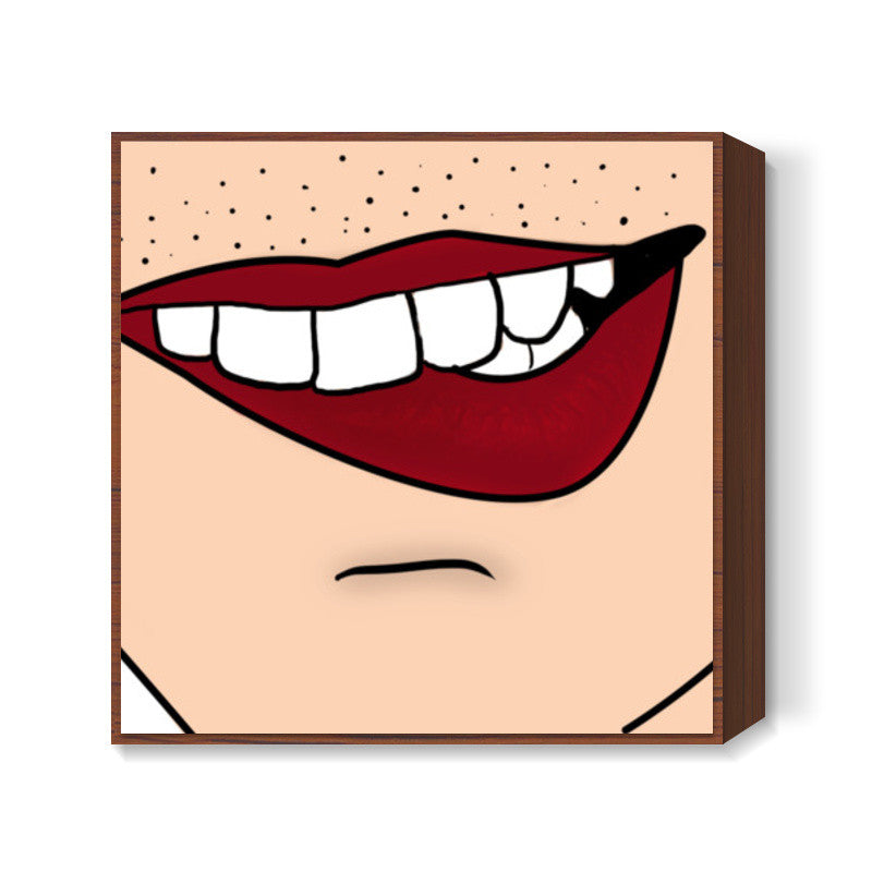 lips Square Art Prints
