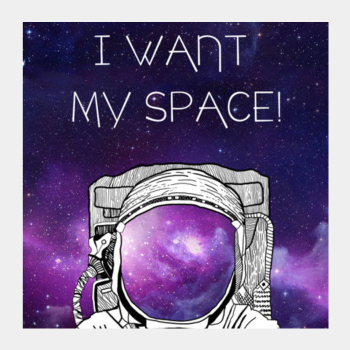 SPACE MAN! Square Art Prints