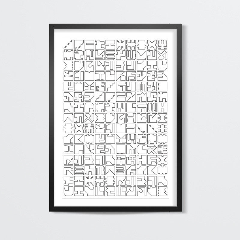 Printed Pixels Wall Art