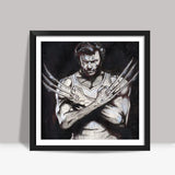 Wolverine Square Art Print