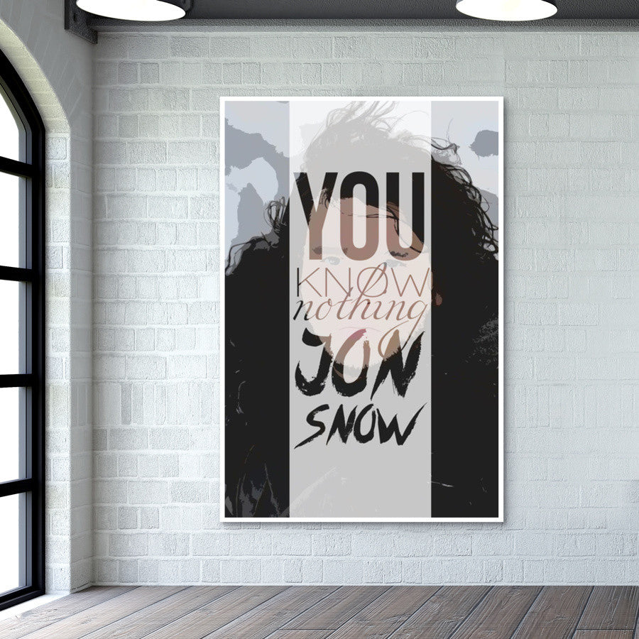 You know nothing Jon Snow Wall Art