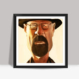 Heisenberg | Caricature Square Art Prints