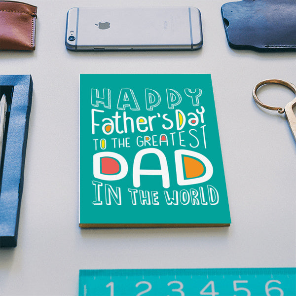 Happy Fathers Day Word Art | #Fathers Day Special Notebook