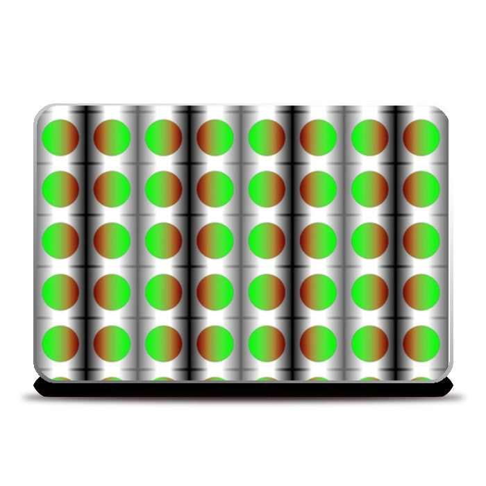 red green sphericals Laptop Skins