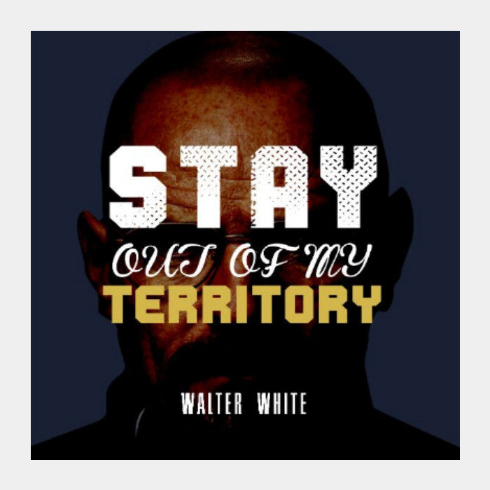 Square Art Prints, Stay out of my territory 2
