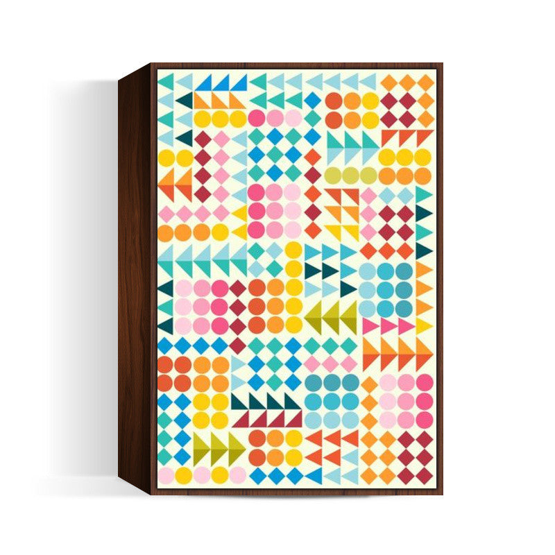 Basic Shape Pattern Wall Art