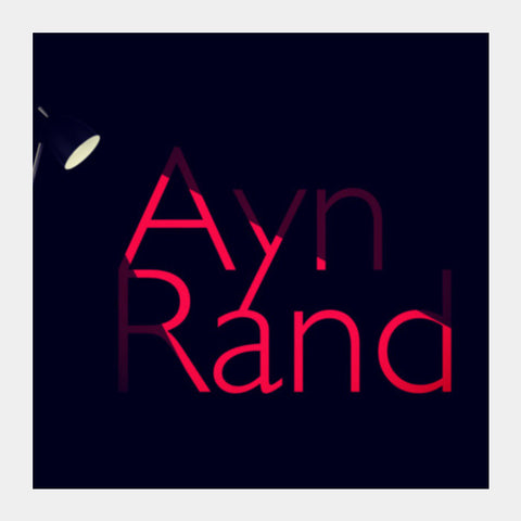 Ayn Rand Square Art Prints