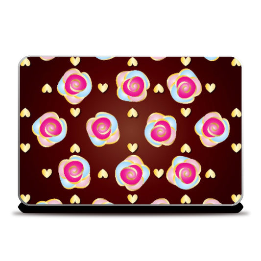 Laptop Skins, Ornamental Rose Pattern Laptop Skin | Madhumita Mukherjee, - PosterGully