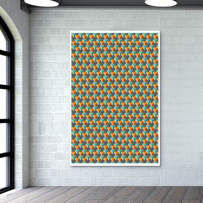 3d pattern Wall Art