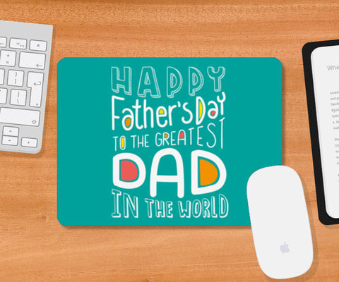 Happy Fathers Day Word Art | #Fathers Day Special   Mousepad