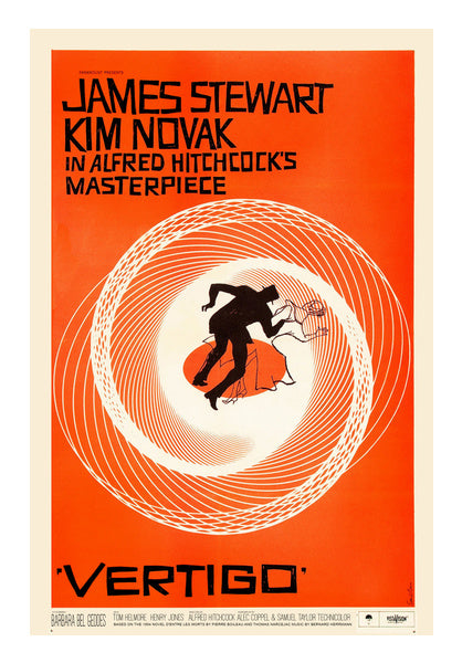 Saul Bass Vertigo Wall Art