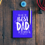 You Are Best Dad Ever Art Illustration | #Fathers Day Special Notebook