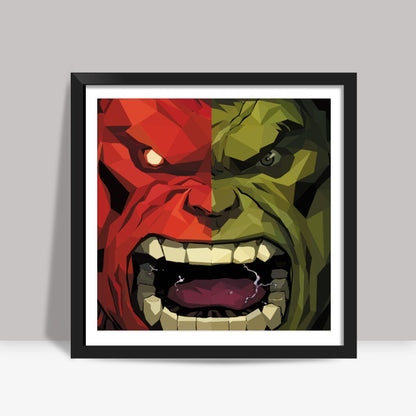 Incredible Hulk Smash  Square Art Prints