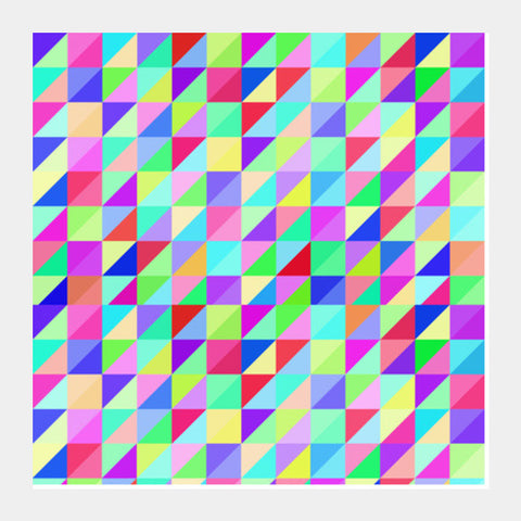 Geometric Pattern Square Art Prints