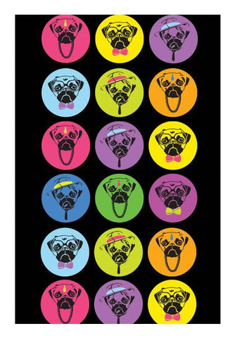 PosterGully Specials, pugs Wall Art